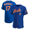 Pouc NY.Mets #17 Keith Hernandez Player Royal Limited Elite Home Stitched Jerseys