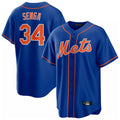 Pouc NY.Mets #34 Kodai Senga Player Royal Home Game Stitched Jerseys