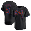 Pouc NY.Mets #3 Carson Benge Player Black Alternate Home Limited Stitched Jerseys