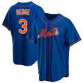 Pouc NY.Mets #3 Carson Benge Player Royal Home Game Stitched Jerseys