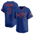 Pouc NY.Mets #3 Carson Benge Player Royal T-shirt Home Limited Elite Stitched Jerseys