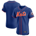 Pouc NY.Mets Blank Player Royal Limited Elite Home Stitched Jerseys