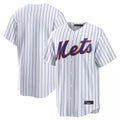 Pouc NY.Mets Blank Player White Home Limited Stitched Jerseys