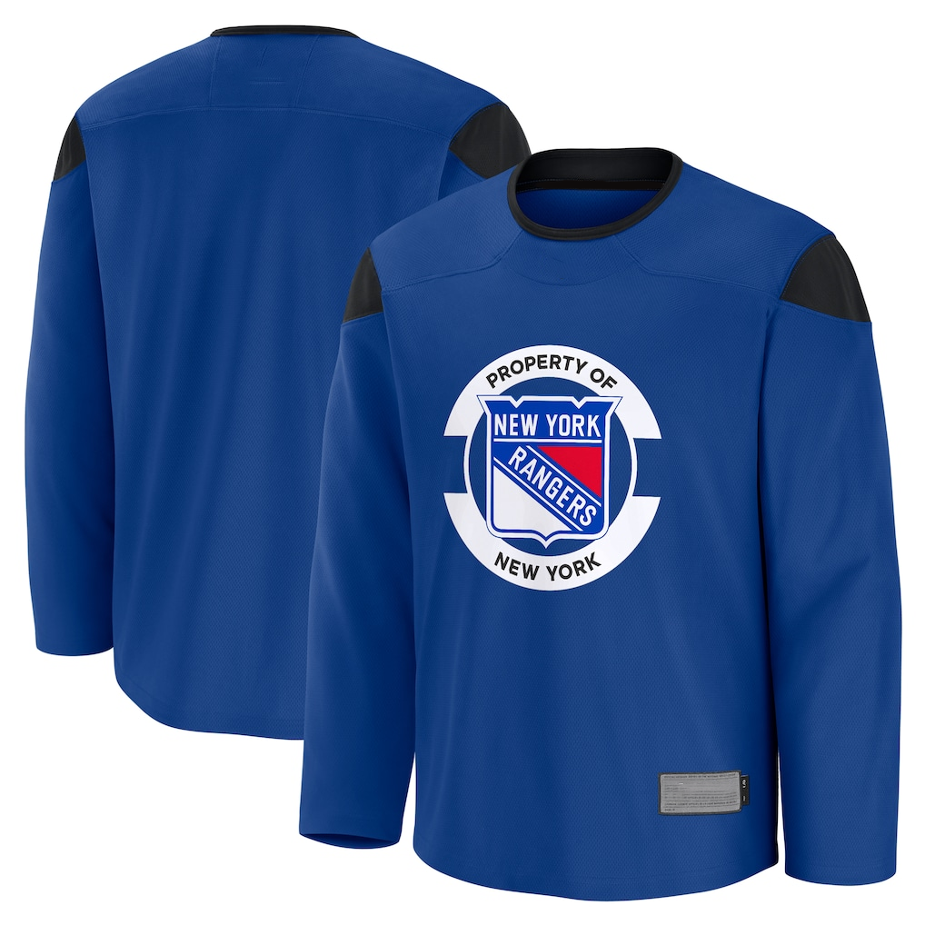 Pouc NY.Rangers Blue Practice Jerseys