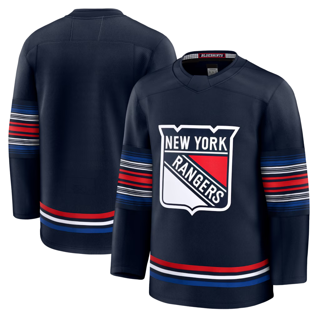 Pouc NY.Rangers Navy Alternate Premium Jerseys