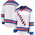Pouc NY.Rangers White Breakaway Jerseys
