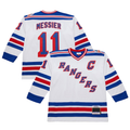 Pouc NY.Rangers #11 Mark Messier White 1993-94 Power Play Jerseys