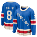 Pouc NY.Rangers #8 J.T. Miller Blue Centennial Breakaway Jerseys
