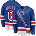Pouc NY.Rangers #8 J.T. Miller Blue Home Breakaway Jerseys