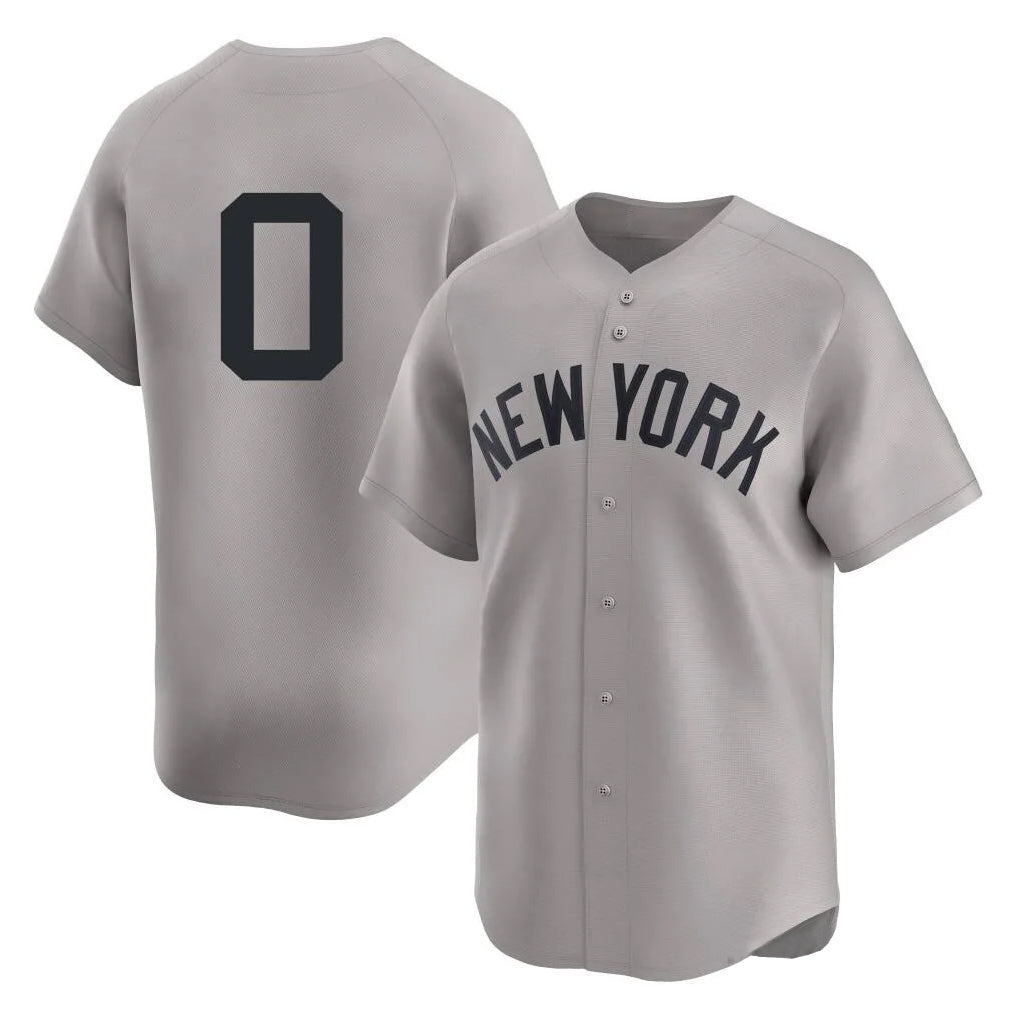 Pouc NY.Yankees #0 Marcus Stroman Player Gray Limited Stitched Jerseys