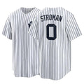 Pouc NY.Yankees #0 Marcus Stroman Player White Game Home Stitched Jerseys