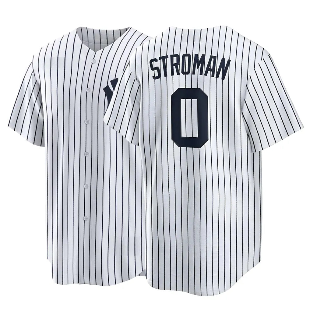 Pouc NY.Yankees #0 Marcus Stroman Player White Game Home Stitched Jerseys