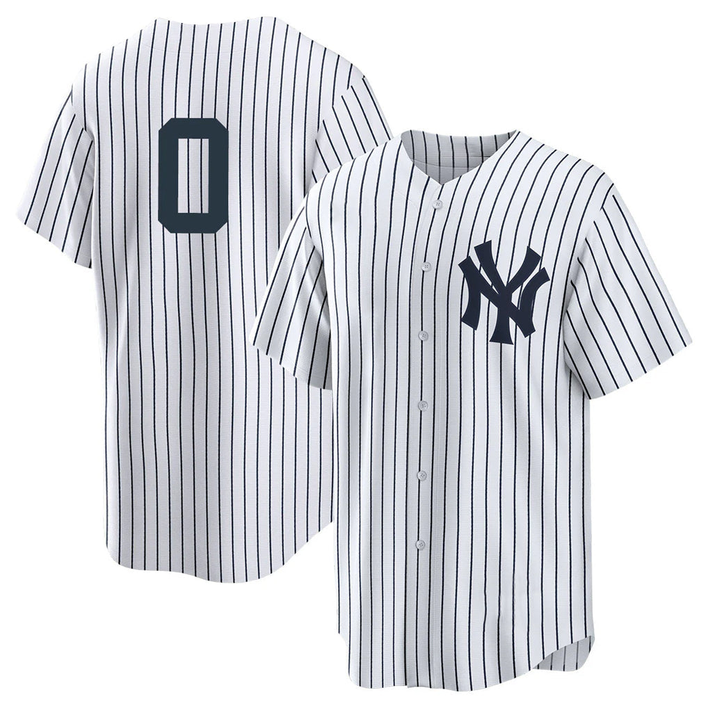 Pouc NY.Yankees #0 Marcus Stroman Player White Game Stitched Jerseys