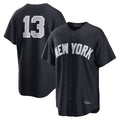 Pouc NY.Yankees #13 Jazz Chisholm Jr Player Navy Game Home Stitched Jerseys