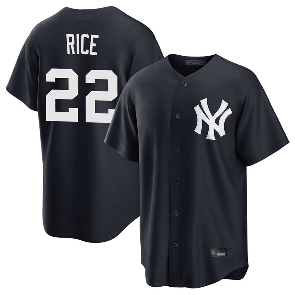 Pouc NY.Yankees #22 Ben Rice Player Navy Game Home Stitched Jerseys