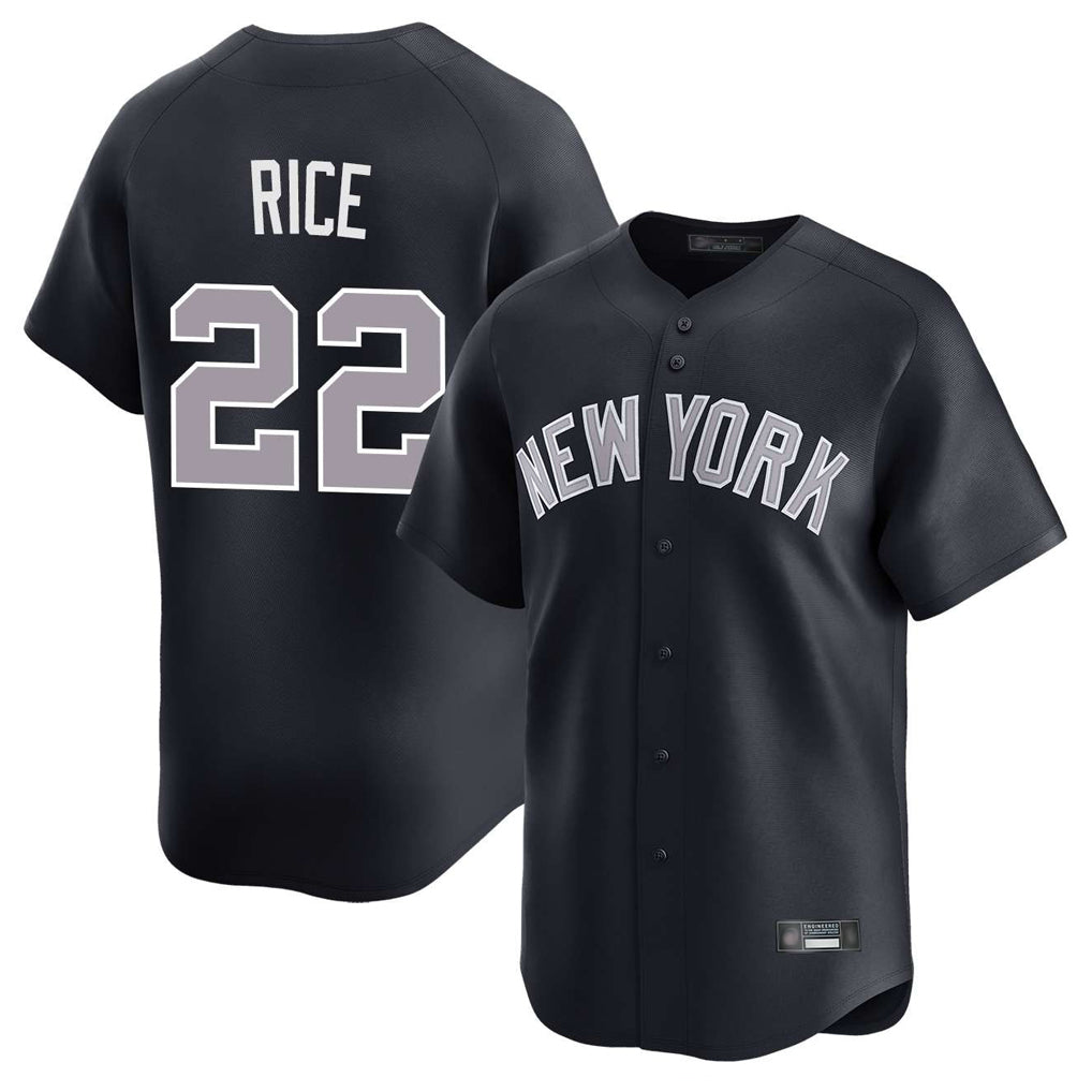 Pouc NY.Yankees #22 Ben Rice Player Navy Limited Home Stitched Jerseys