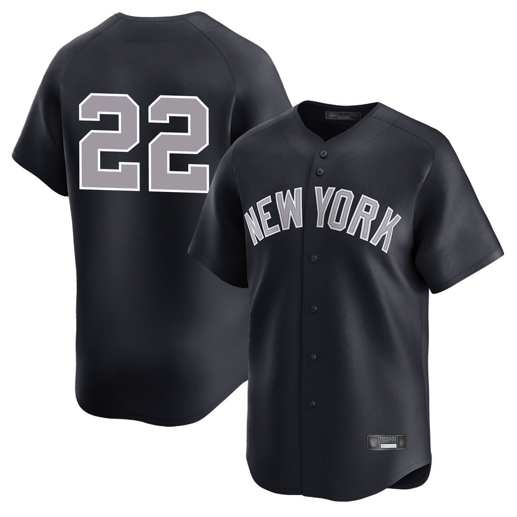 Pouc NY.Yankees #22 Ben Rice Player Navy Limited Stitched Jerseys