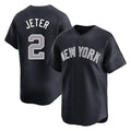 Pouc NY.Yankees #2 Derek Jeter Player Navy Limited Game Stitched Jerseys