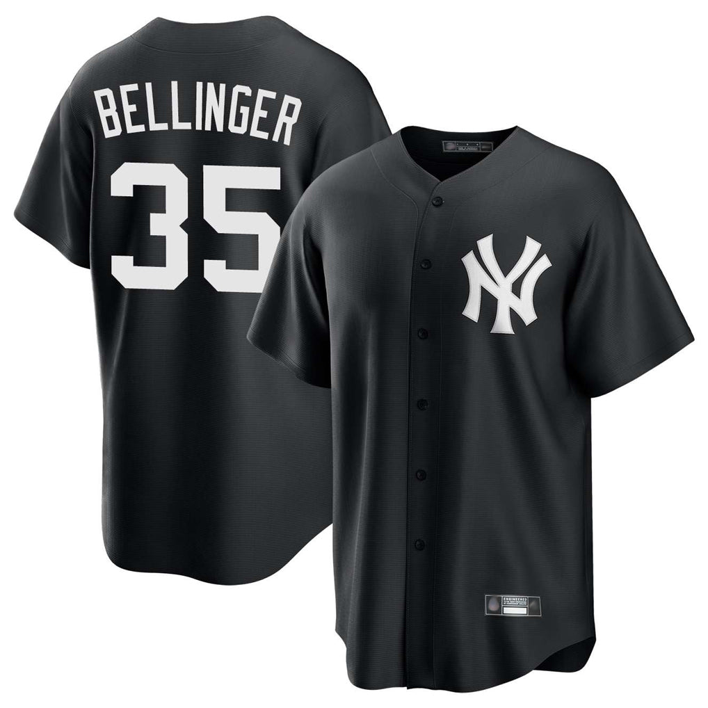 Pouc NY.Yankees #35 Cody Bellinger Player Black Game Stitched Jerseys