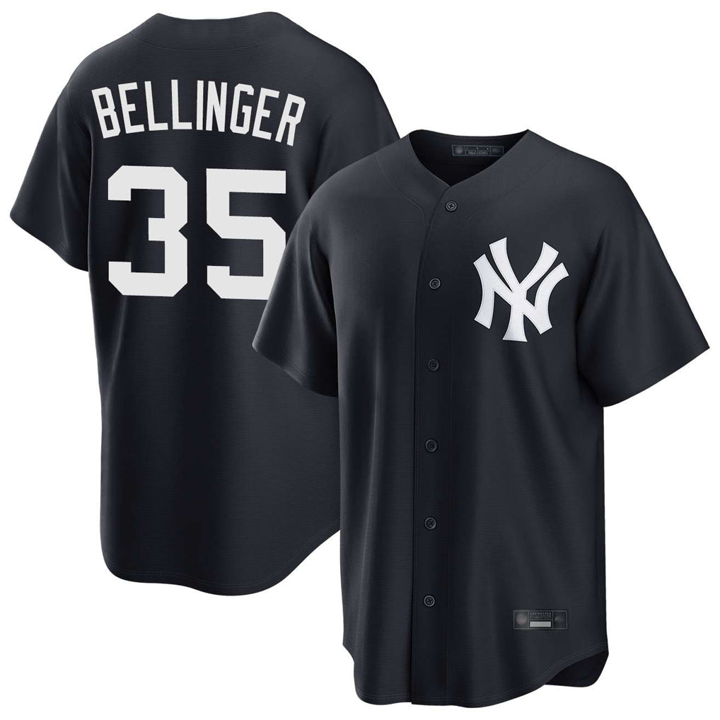 Pouc NY.Yankees #35 Cody Bellinger Player Navy Game Stitched Jerseys