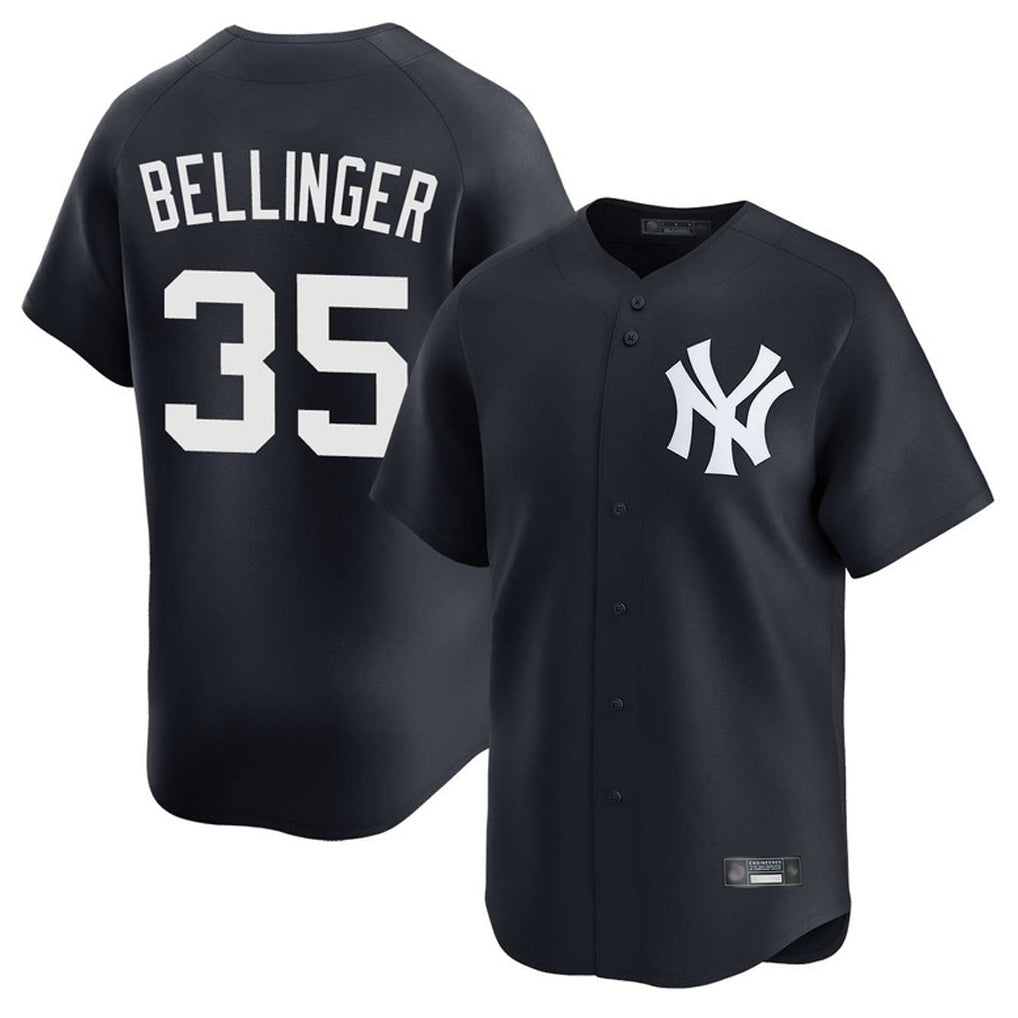 Pouc NY.Yankees #35 Cody Bellinger Player Navy Limited Game Stitched Jerseys