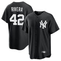 Pouc NY.Yankees #42 Mariano Rivera Player Black Game Stitched Jerseys
