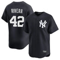 Pouc NY.Yankees #42 Mariano Rivera Player Navy Alternate Limited Home Stitched Jerseys