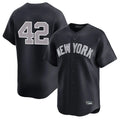 Pouc NY.Yankees #42 Mariano Rivera Player Navy Limited Stitched Jerseys