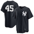 Pouc NNY.Yankees #45 Gerrit Cole Player Navy Game Stitched Jerseys