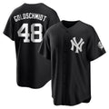 Pouc NY.Yankees #48 Paul Goldschmidt Player Black Game Stitched Jerseys