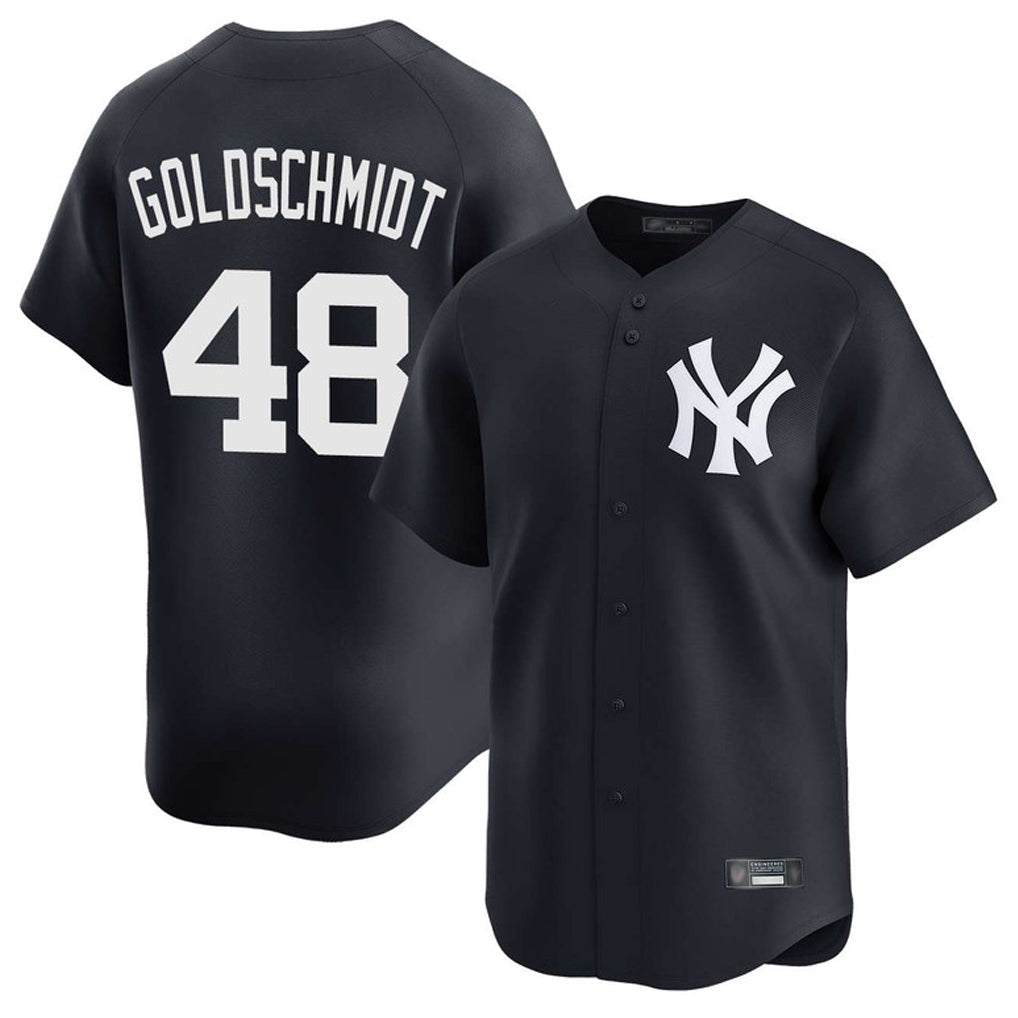 Pouc NY.Yankees #48 Paul Goldschmidt Player Navy Limited Stitched Jerseys
