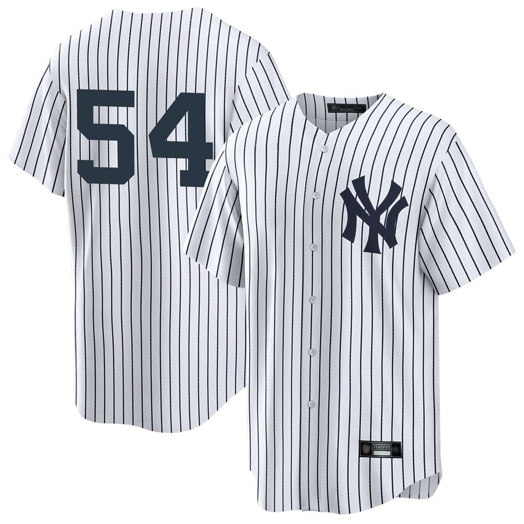 Pouc NY.Yankees #54 Max Fried Player White Game Home Stitched Jerseys
