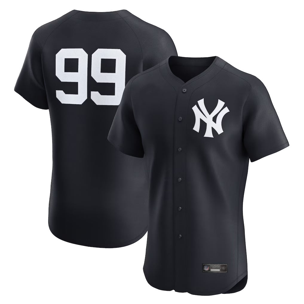 Pouc NY.Yankees #99 Aaron Judge Player Navy Limited Home Elite Game Stitched Jerseys