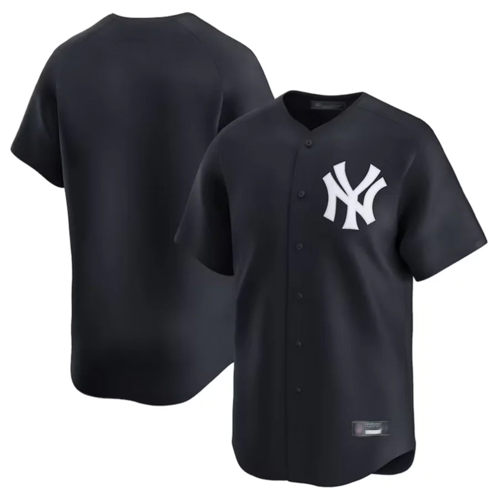 Pouc NY.Yankees Blank Player Navy Limited Home Stitched Jerseys
