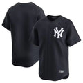 Pouc NY.Yankees Blank Player Navy Limited Home Stitched Jerseys