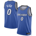 Pouc O.Magic #0 Anthony Black Blue Swingman Player Jerseys - Icon Edition