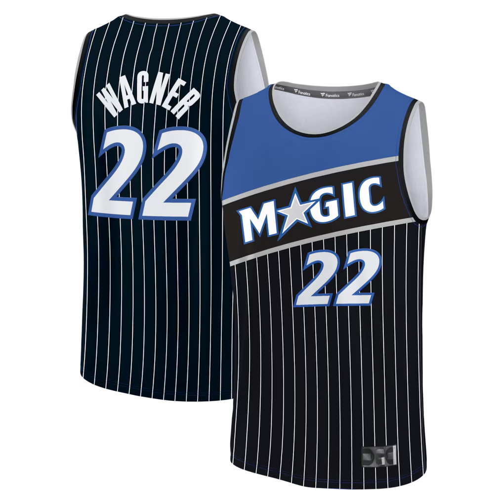 Pouc O.Magic #22 Franz Wagner Black Fast Break Jerseys - Statement Edition