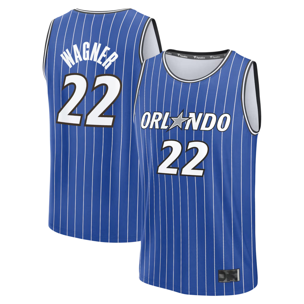 Pouc O.Magic #22 Franz Wagner Blue Fast Break Replica Player Jerseys - Icon Edition