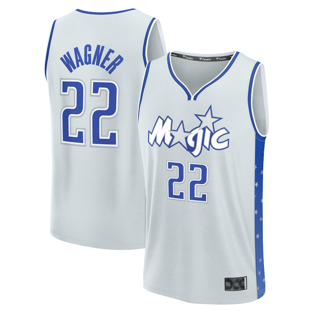 Pouc O.Magic #22 Franz Wagner  Silver 2025-26 City Edition Fast Break Jerseys