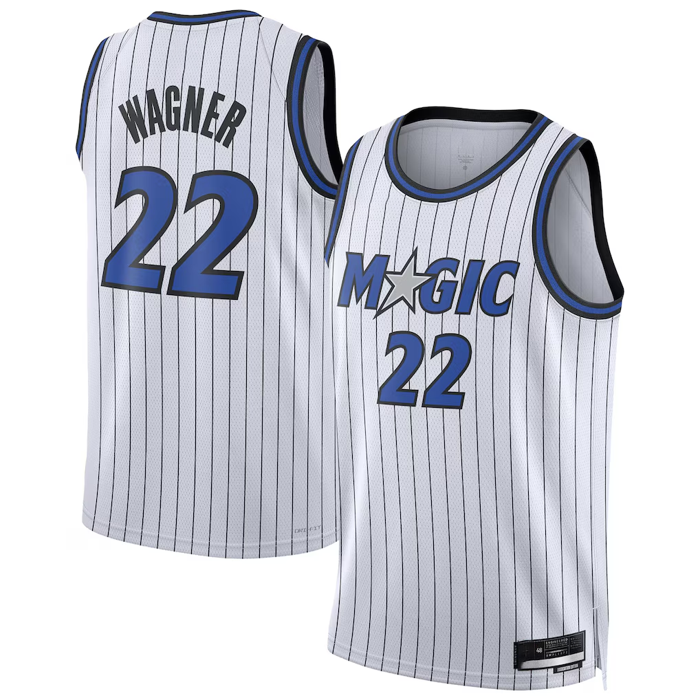 Pouc O.Magic #22 Franz Wagner White Swingman Player Jerseys - Association Edition