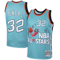 Pouc O.Magic #32 Shaquille O'Neal Mitchell & Ness Teal Eastern Conference 1996 All-Star Hardwood Classics Swingman Jerseys