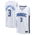 Pouc O.Magic #3 Kentavious Caldwell-Pope White Fast Break Replica Player Jerseys - Association Edition
