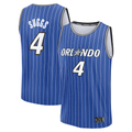 Pouc O.Magic #4 Jalen Suggs Blue Fast Break Jerseys - Icon Edition