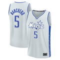 Pouc O.Magic #5 Paolo Banchero  Silver 2025-26 City Edition Fast Break Jerseys