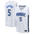 Pouc O.Magic #5 Paolo Banchero  White Fast Break Replica Player Jerseys - Association Edition