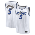 Pouc O.Magic #5 Paolo Banchero  White Fast Break Replica Player Jerseys - Association Edition