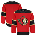 Pouc O.Senators Red Alternate Authentic Pro Jerseys