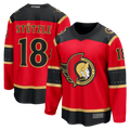 Pouc O.Senators #18 Tim Stutzle Red Alternate Breakaway Jerseys