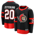 Pouc O.Senators #20 Fabian Zetterlund Black Home Breakaway Jerseys
