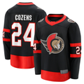 Pouc O.Senators #24 Dylan Cozens Black Home Breakaway Jerseys